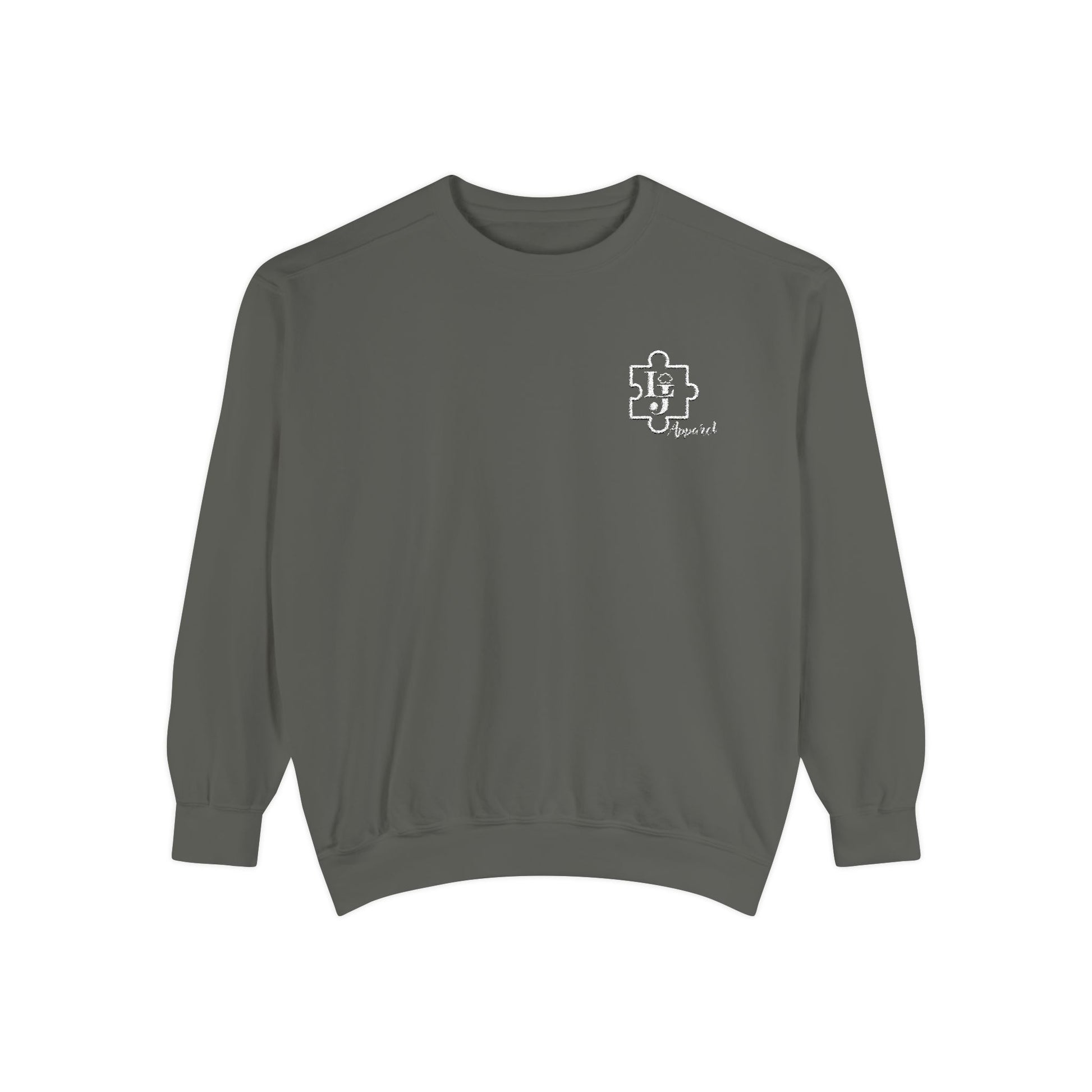 Liam Jackson Apparel Sweatshirt with Puzzle Themed Logo
