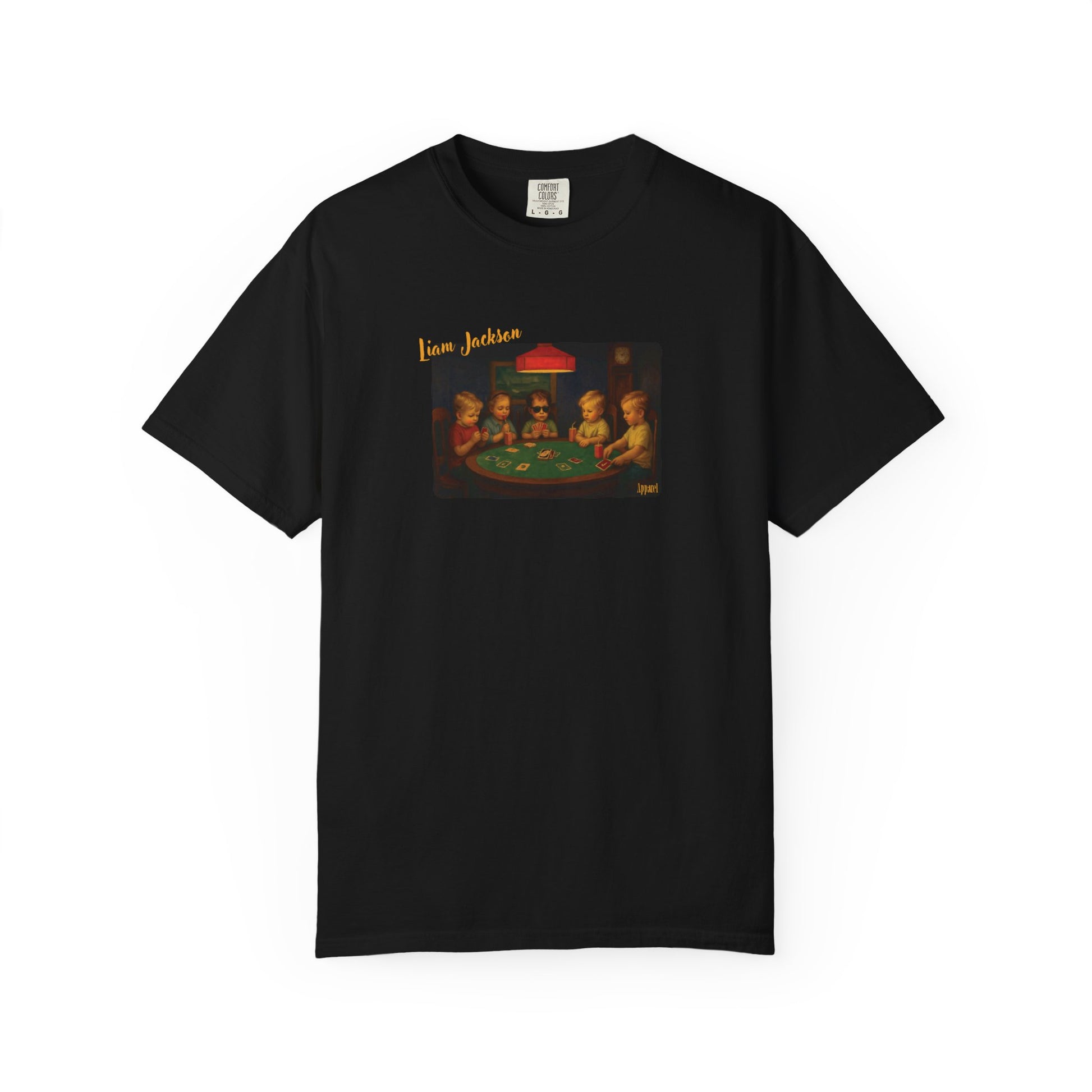 Funny Kids Playing Cards Parody T-Shirt