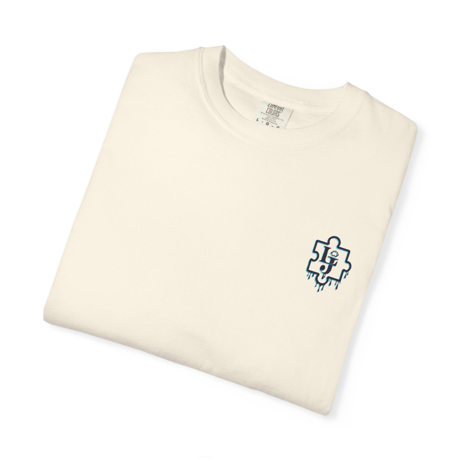 Dripping Logo Puzzle Piece T-Shirt