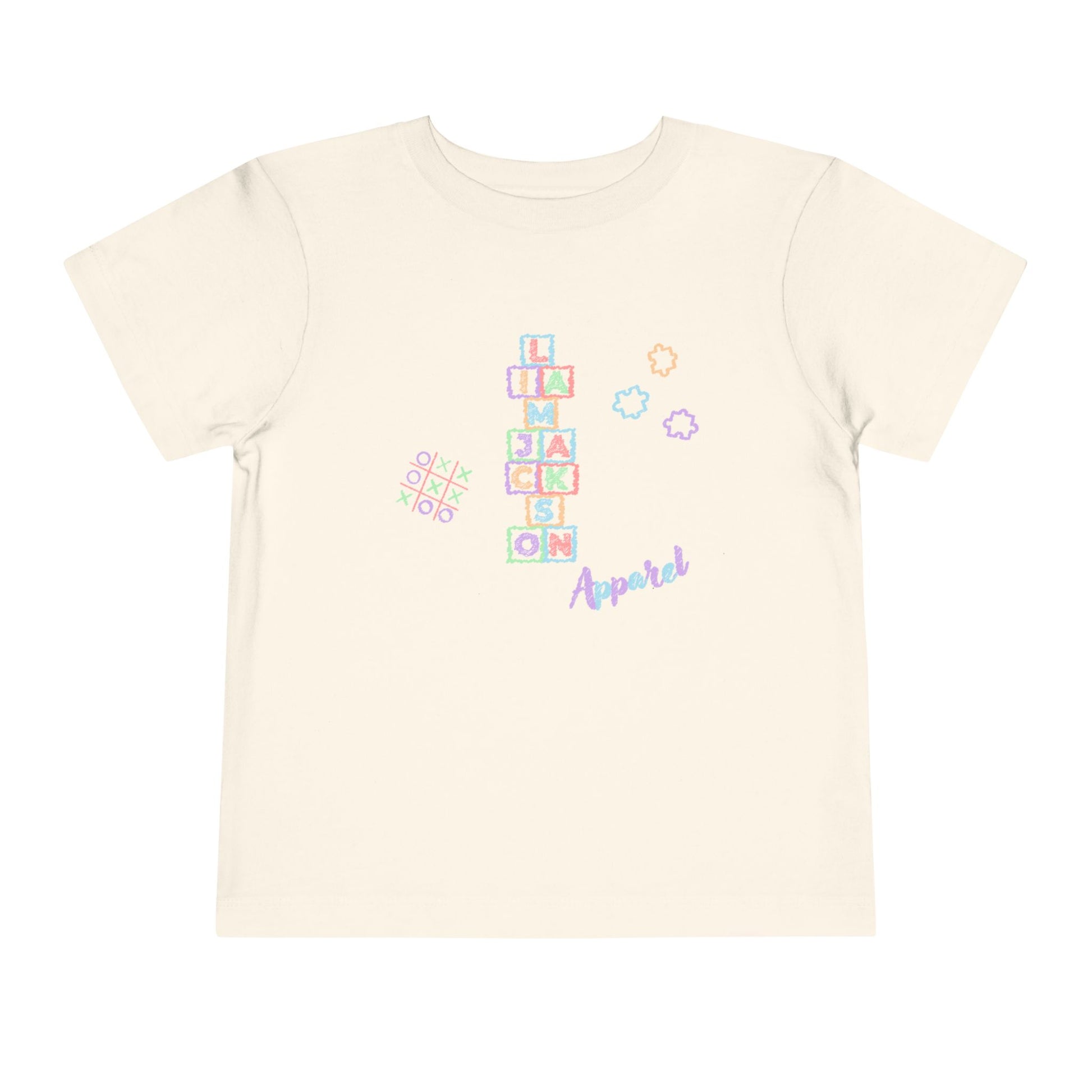 Toddler Tee Autism Awareness Puzzle Pieces Liam Jackson Brand Chalk Design