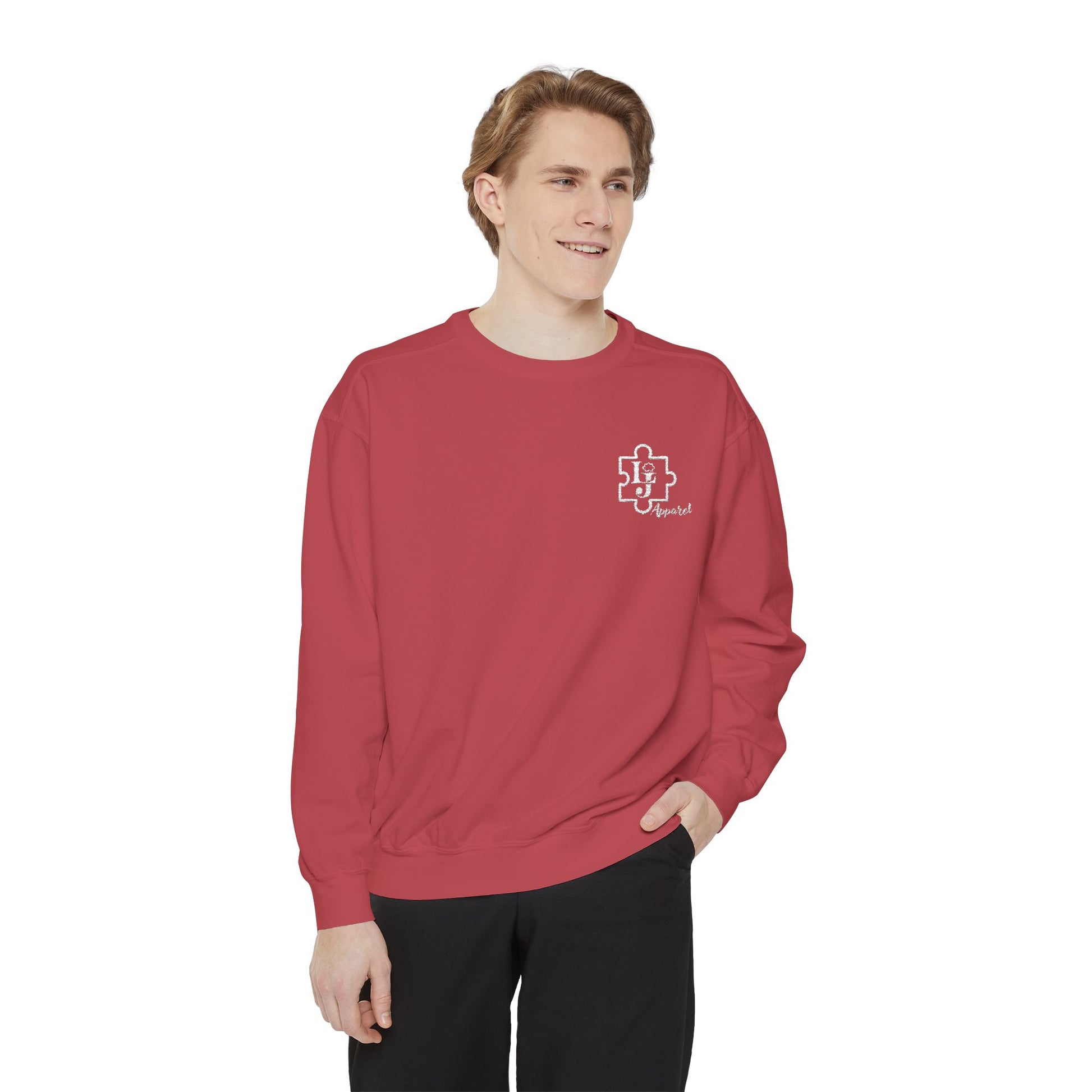Liam Jackson Apparel Sweatshirt with Puzzle Themed Logo