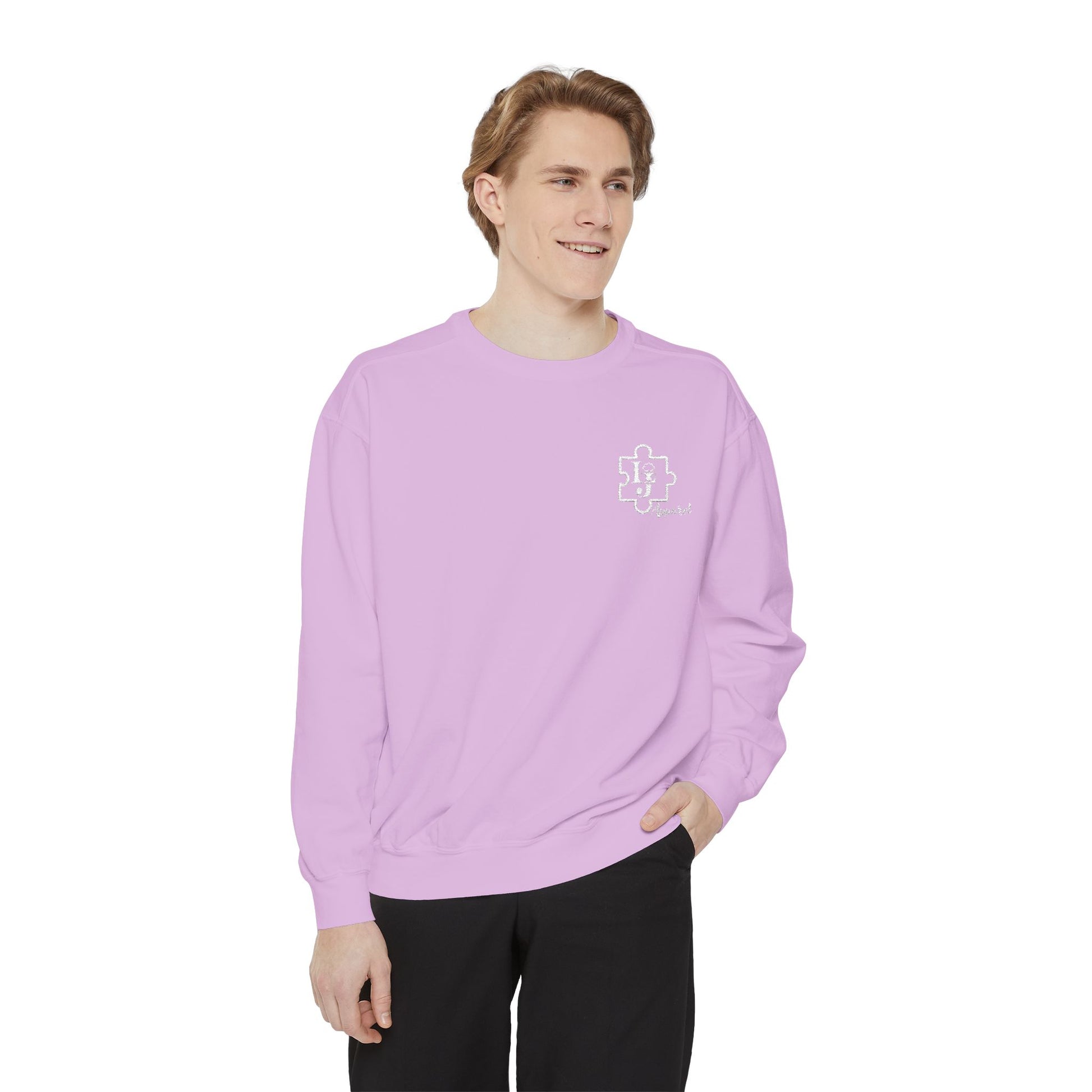 Liam Jackson Apparel Sweatshirt with Puzzle Themed Logo