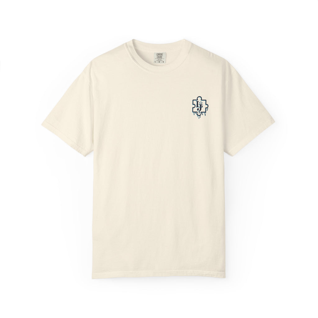 Dripping Logo Puzzle Piece T-Shirt