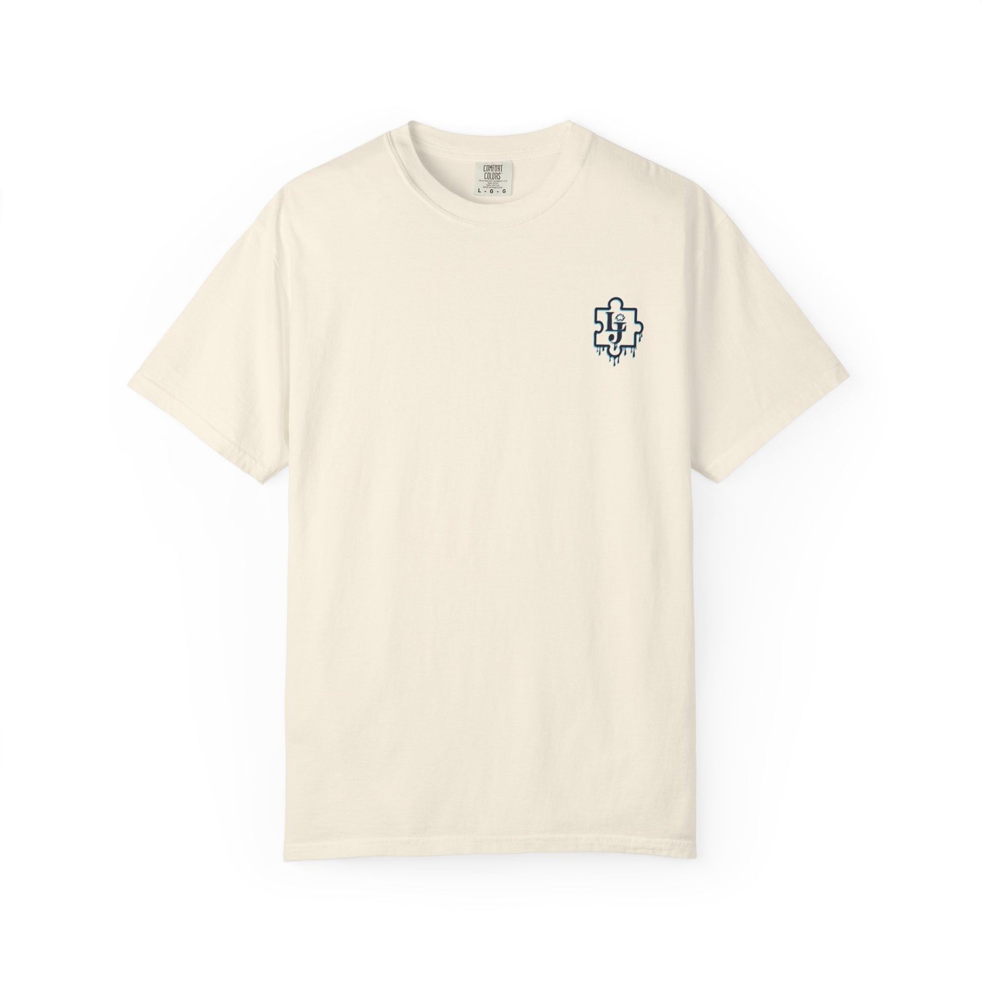Dripping Logo Puzzle Piece T-Shirt