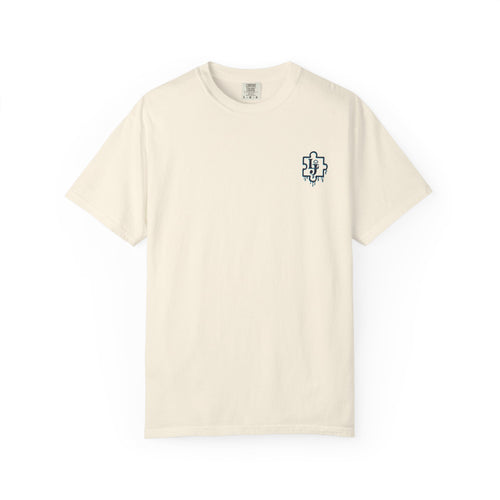 Dripping Logo Puzzle Piece T-Shirt