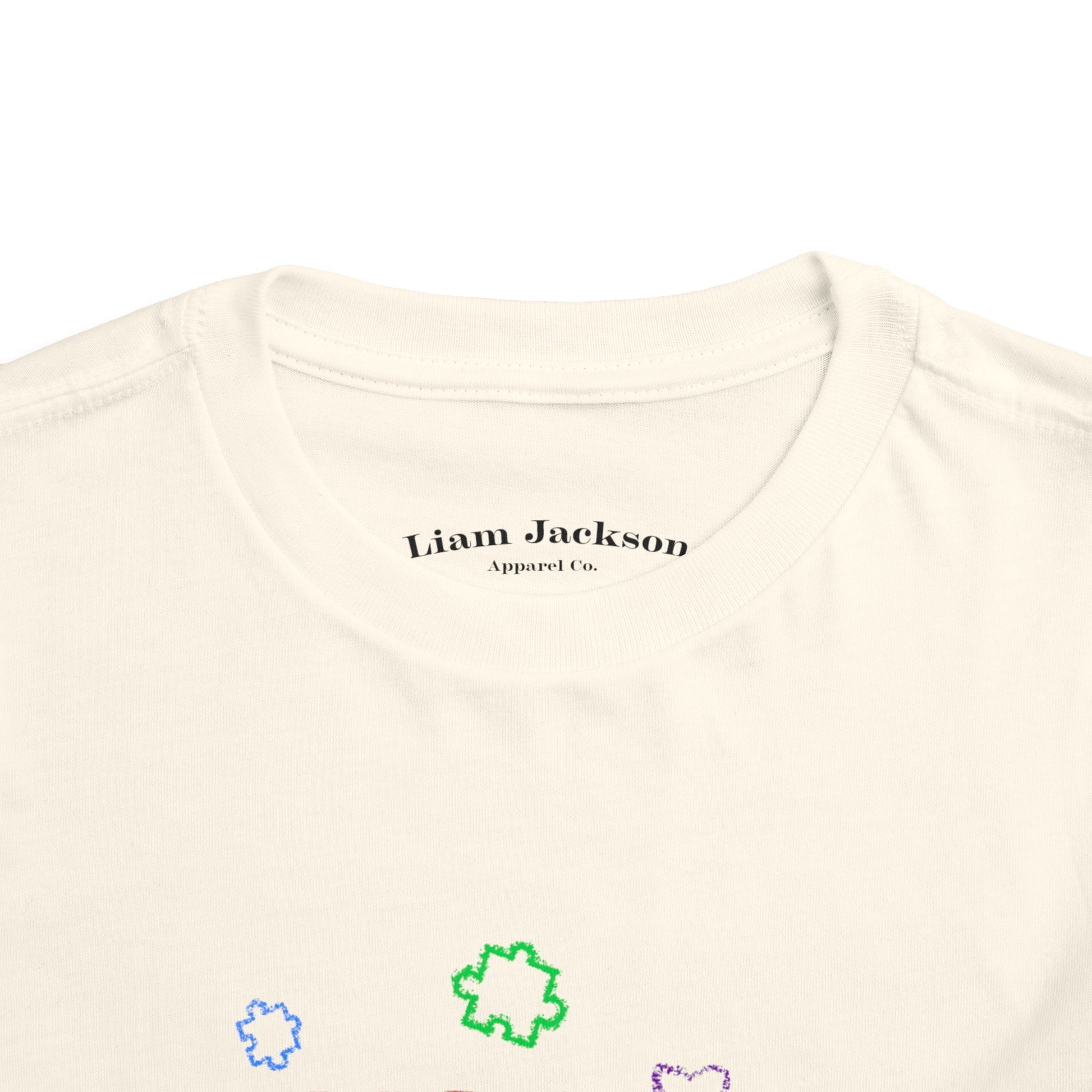 Toddler Tee Spread Love Hearts Crayon Writing
