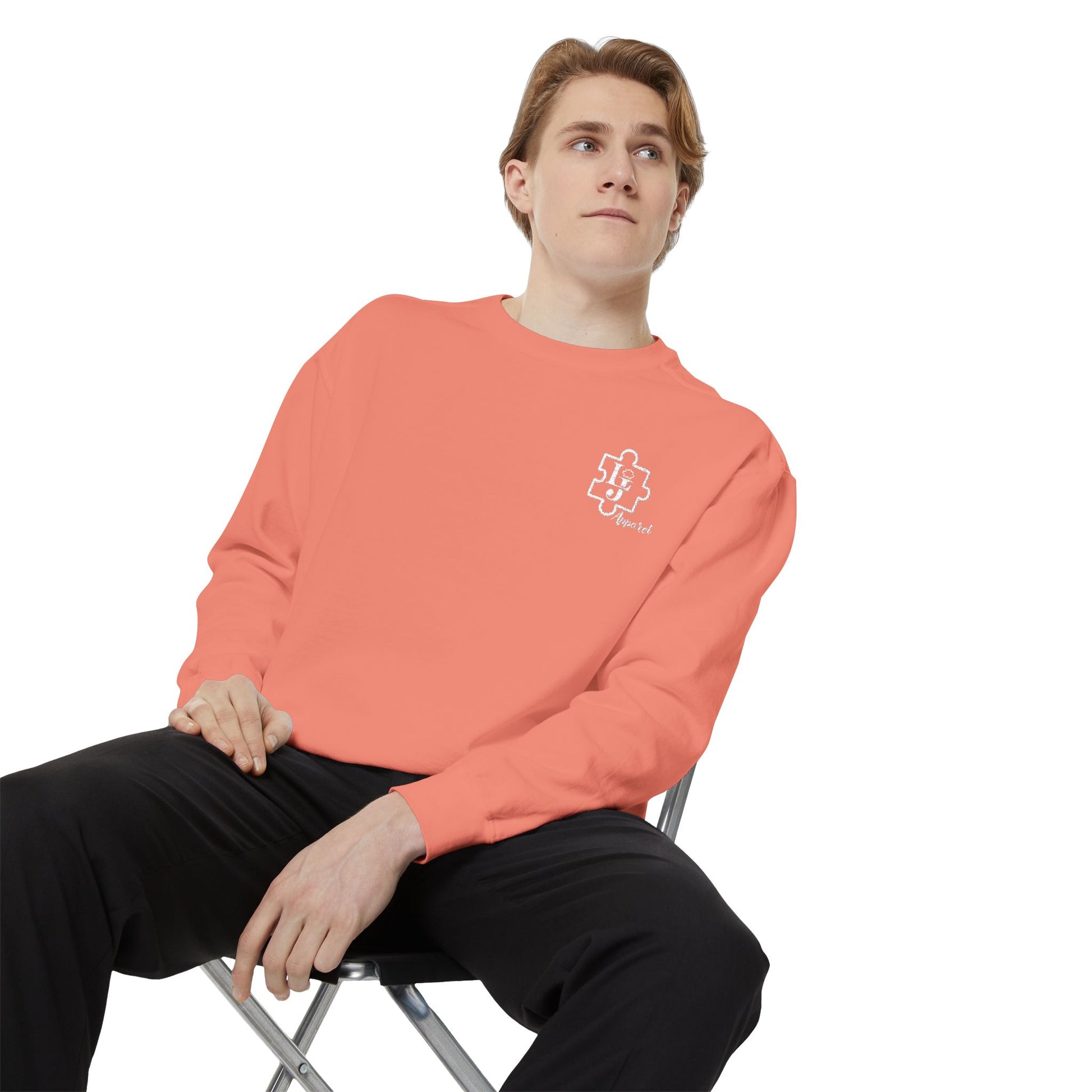 Liam Jackson Apparel Sweatshirt with Puzzle Themed Logo