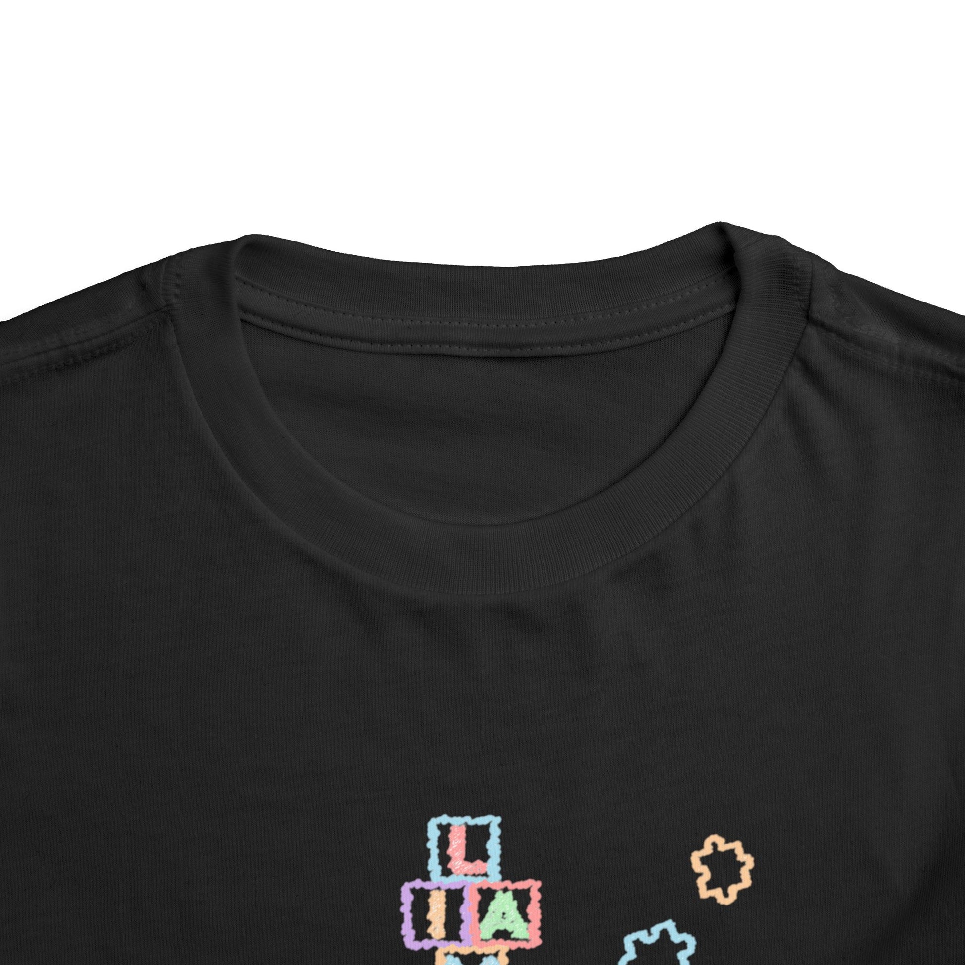 Toddler Tee Autism Awareness Puzzle Pieces Liam Jackson Brand Chalk Design