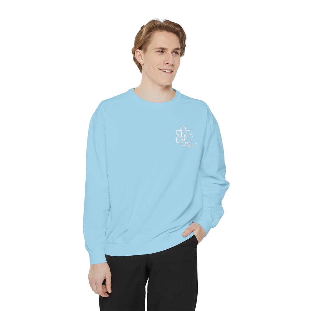 Liam Jackson Apparel Sweatshirt with Puzzle Themed Logo