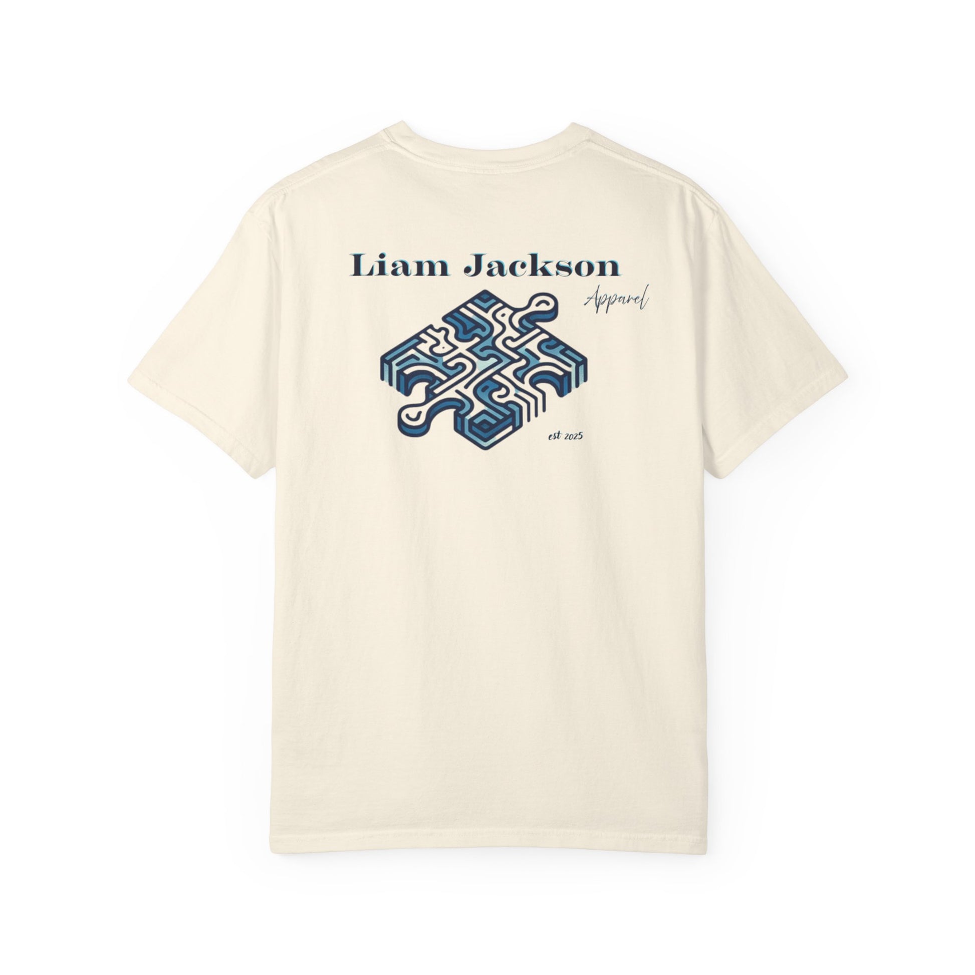 Dripping Logo Puzzle Piece T-Shirt