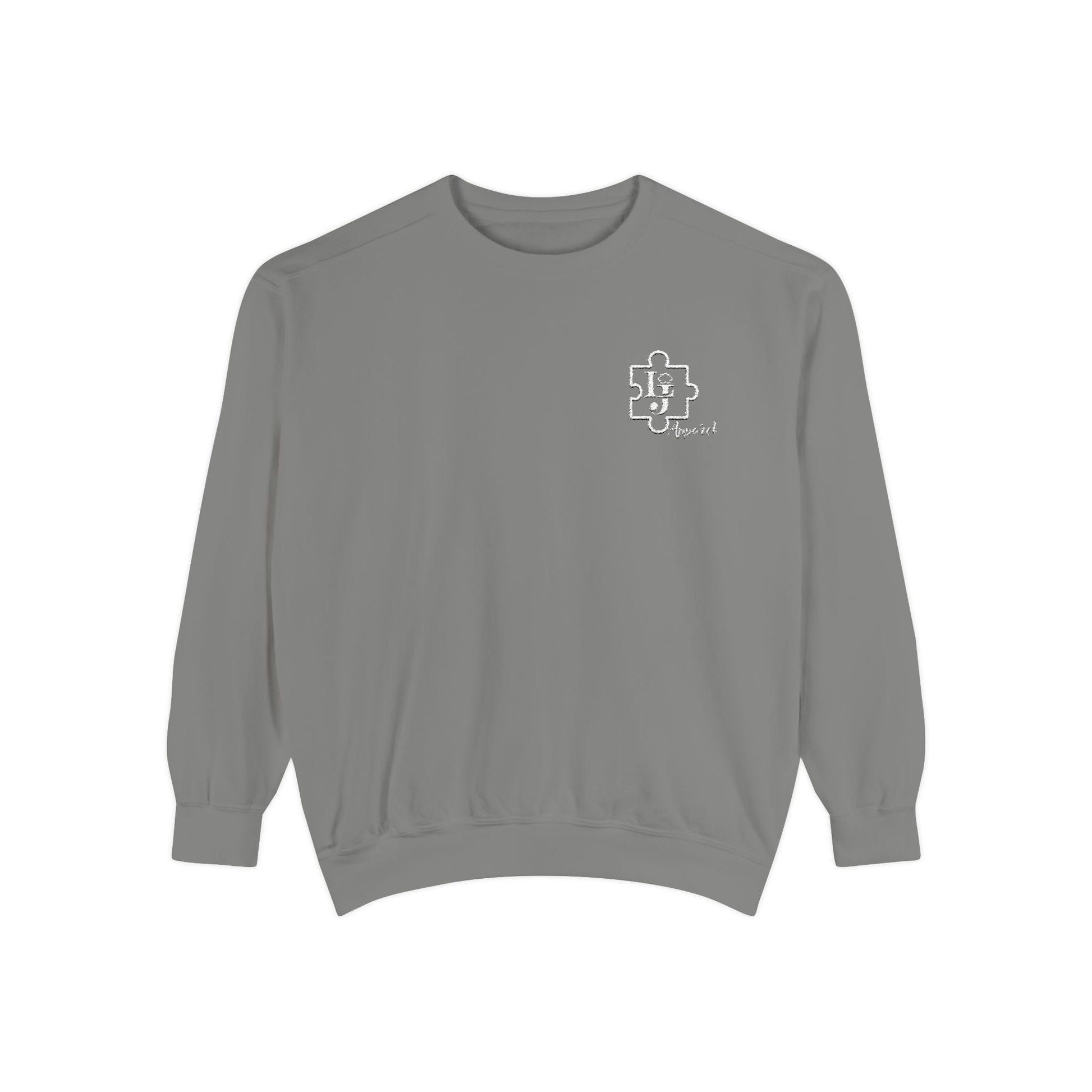 Liam Jackson Apparel Sweatshirt with Puzzle Themed Logo