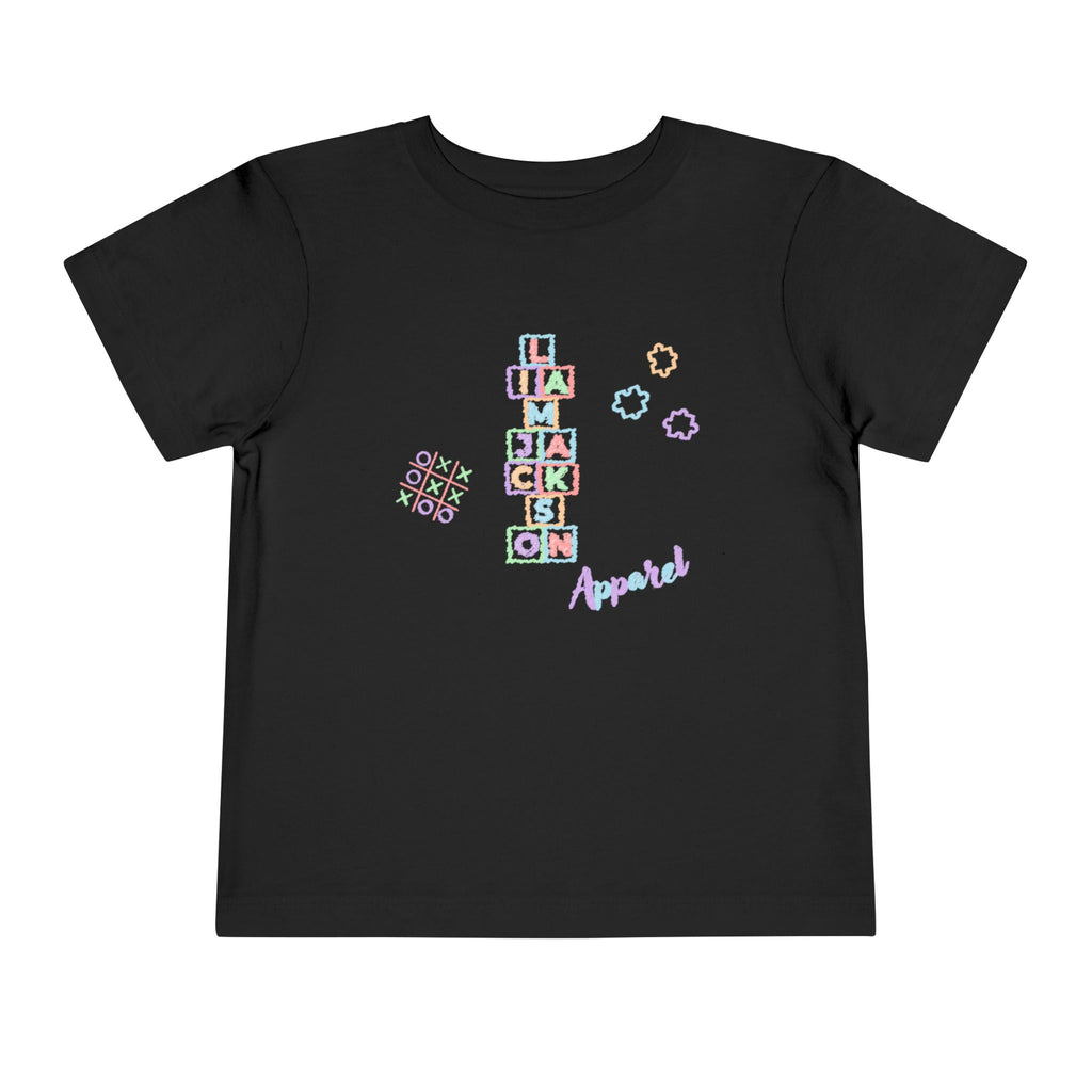 Toddler Tee Autism Awareness Puzzle Pieces Liam Jackson Brand Chalk Design