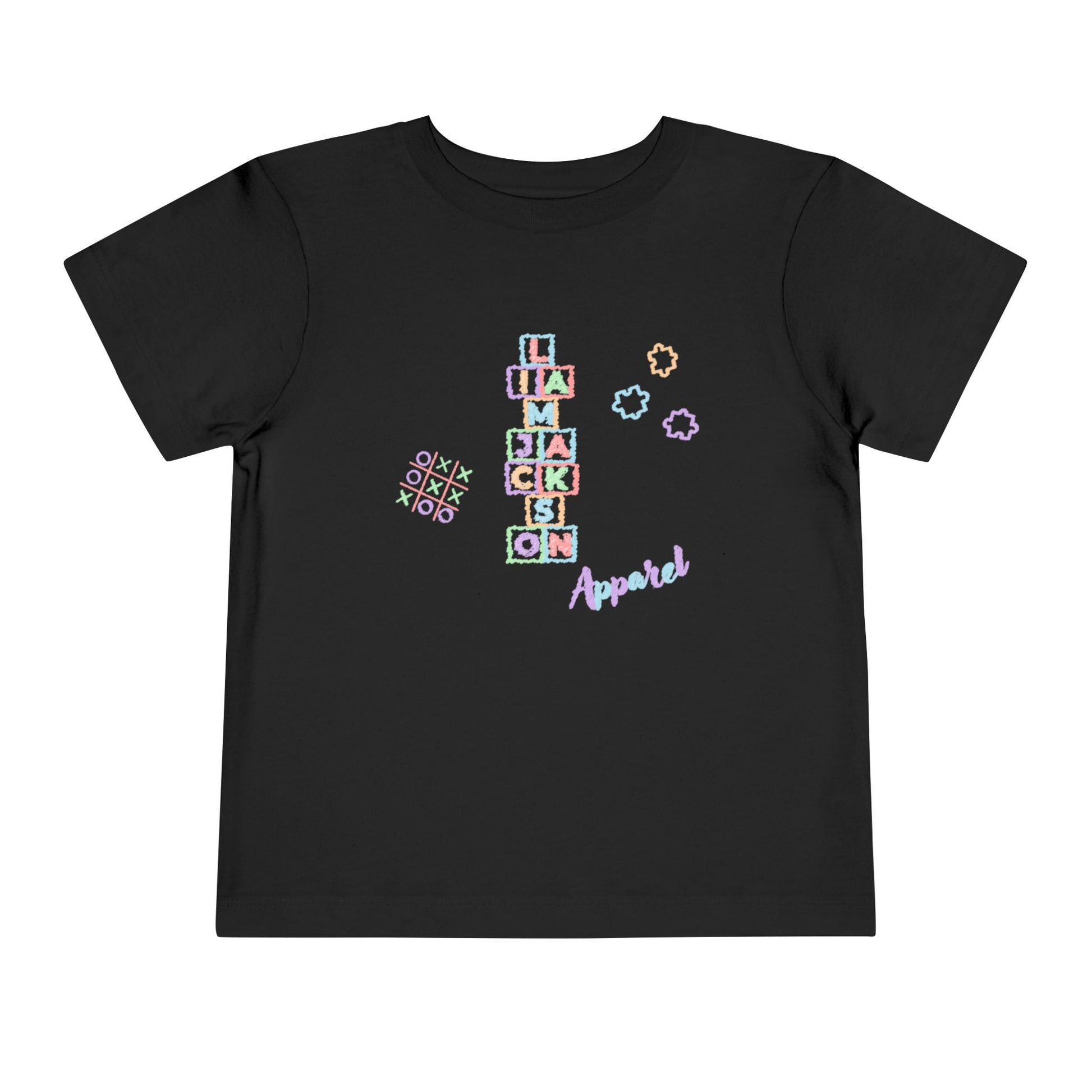 Toddler Tee Autism Awareness Puzzle Pieces Liam Jackson Brand Chalk Design