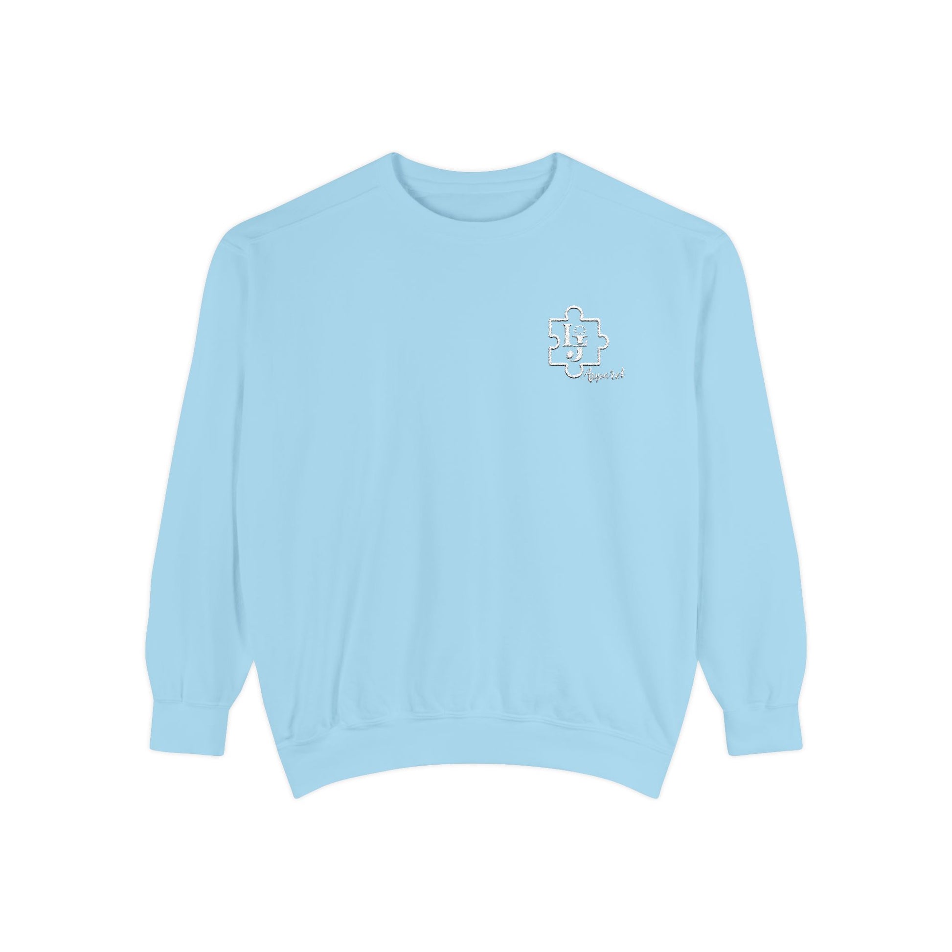 Liam Jackson Apparel Sweatshirt with Puzzle Themed Logo